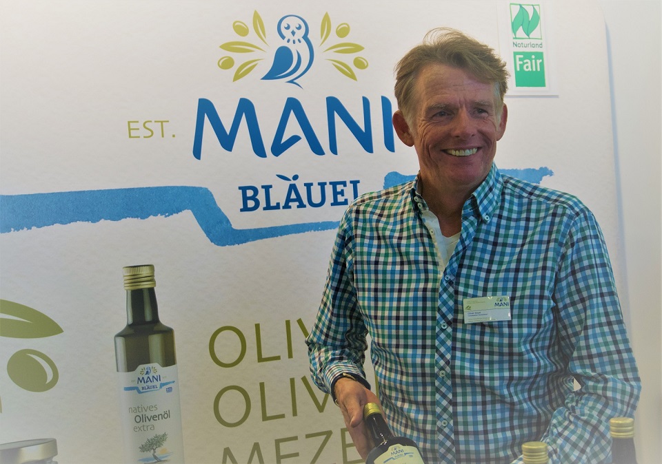 Naturland und Partner Mani Bläuel auf der Messe BioSüd 2018 in Augsburg