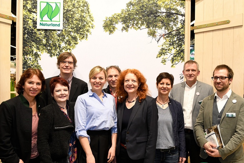 Naturland und Partner Politik auf der Messe Biofach 2018 in Nürnberg