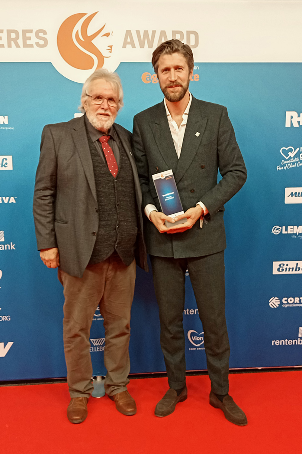 Peter Wahrlich und Benedikt Bösel beim Ceres Award