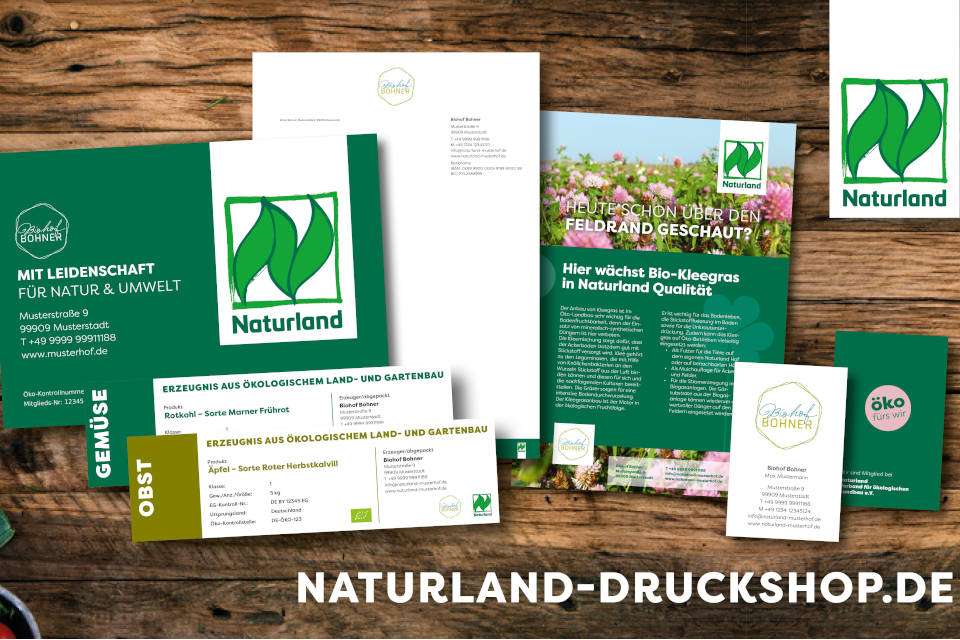 Naturland Druckshop (Quelle: Druckerei Riegler)