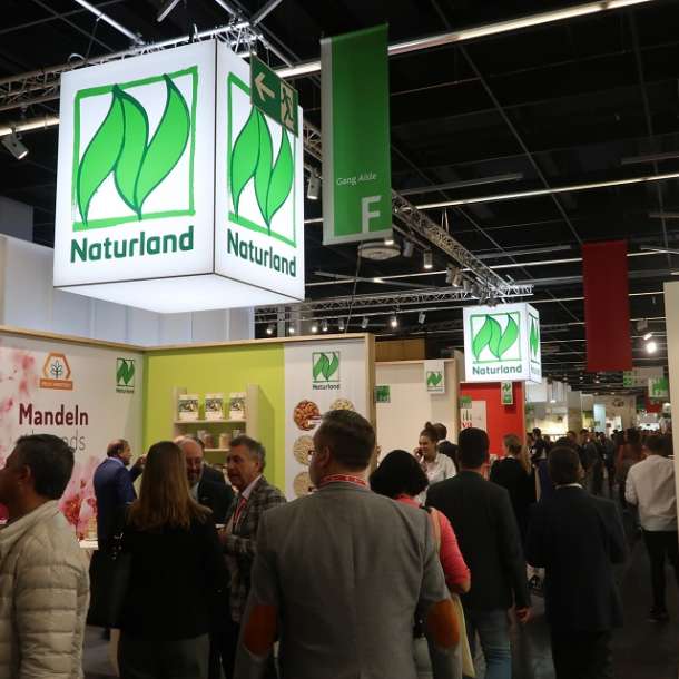 Naturland und Partner Messegeschehen auf der Messe Anuga 2019 in Köln