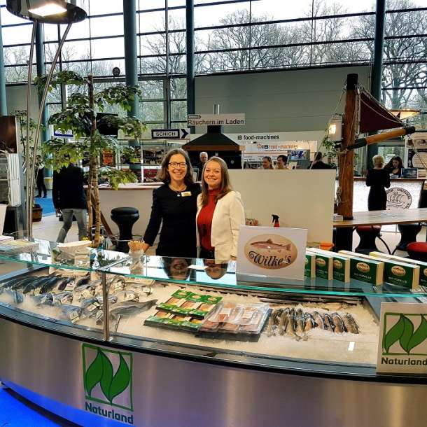 Naturland Messestand auf der Messe Fisch International 2020 in Bremen