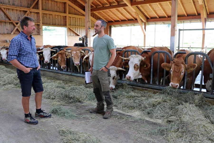 Beratungsgespräch (Quelle: Sebastian Wagner, Beratung für Naturland)